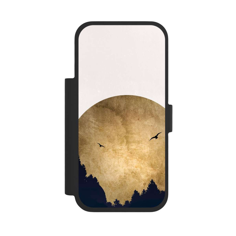 iPhone 17 Pro NIVOflip Zwei Vögel vor Mond