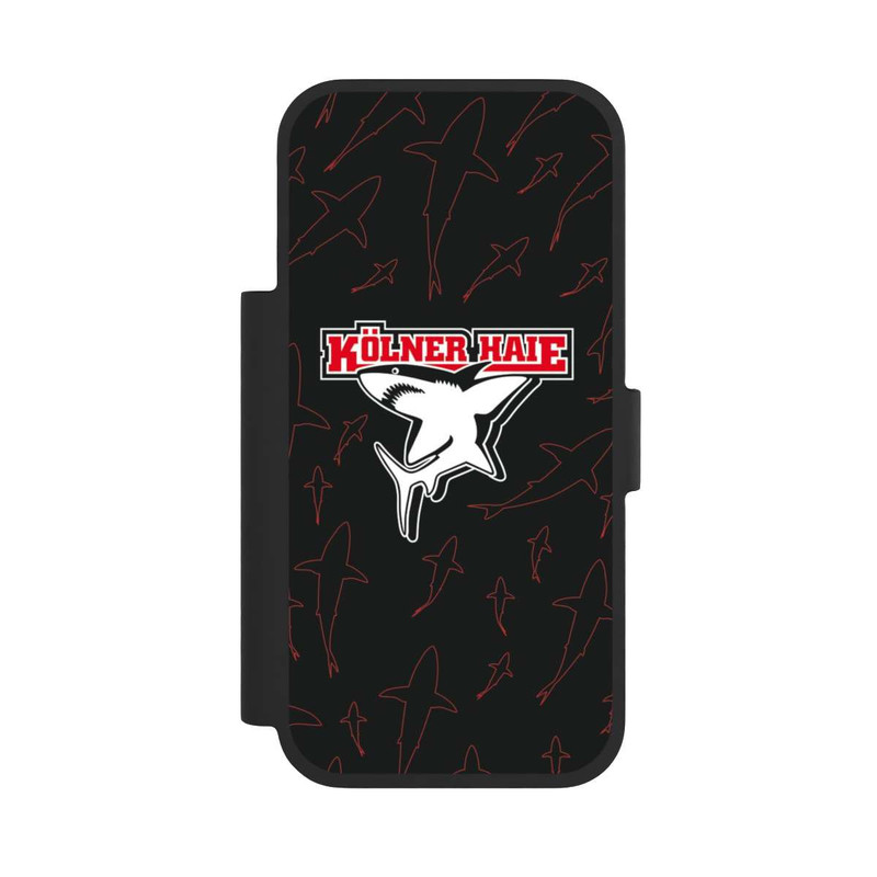 iPhone 17 Pro NIVOflip Haie Muster Rot