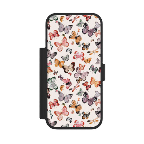 Apple iPhone 17 Pro NIVOflip Flying Butterflies Countryside Apricot