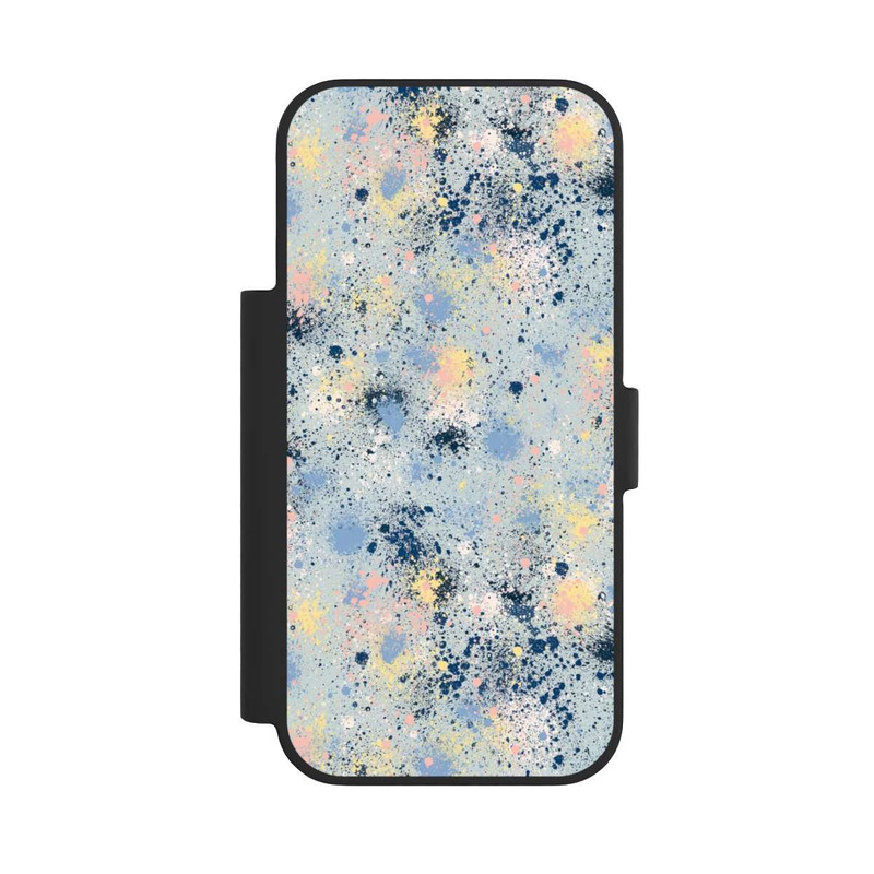 iPhone 17 Pro NIVOflip Ink Dripping Dust Texture Blue