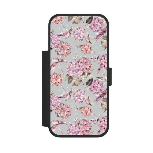 Apple iPhone 17 Pro NIVOflip Pastel Magic Hydrangea Floral Watercolor Pink