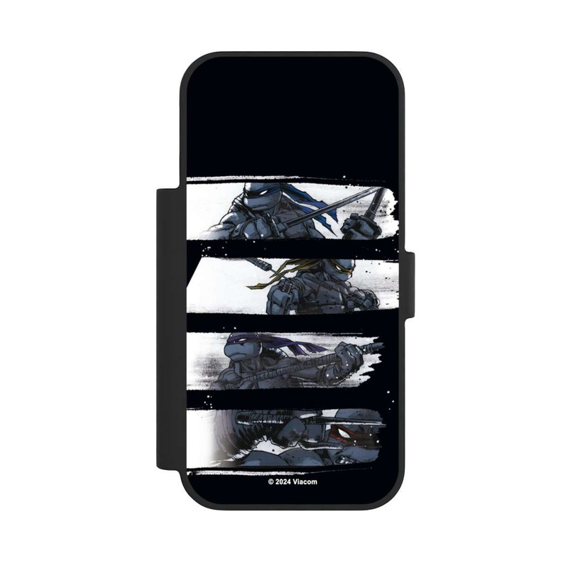 iPhone 17 Pro NIVOflip TMNT Schwarz und Weiß Scratch