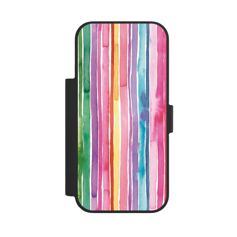iPhone 17 Pro NIVOflip Camouflage Rayures arc-en-ciel