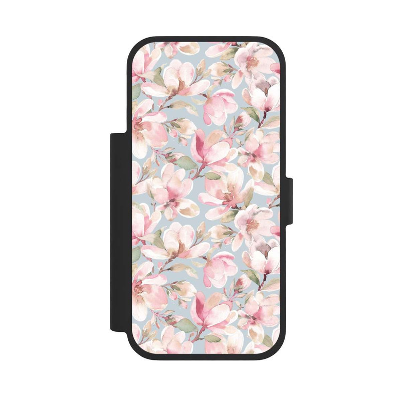 iPhone 17 Pro NIVOflip Magnolien Blumen Pastellrosa