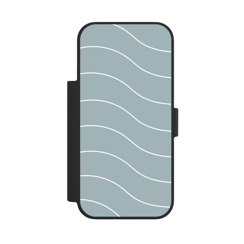 iPhone 17 Pro NIVOflip Trendy Lines White Green