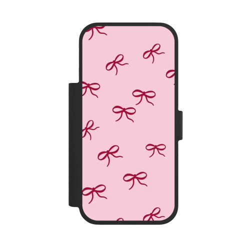 Apple iPhone 17 Pro NIVOflip Schleifen Pattern Rot Pink