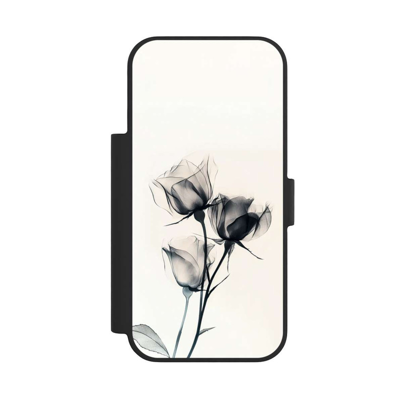 iPhone 17 Pro NIVOflip Fleur noire