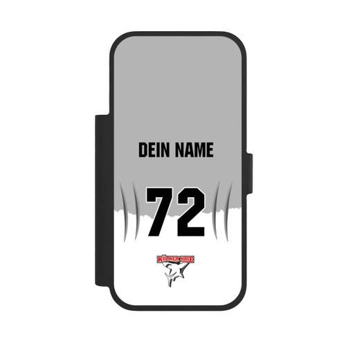 Apple iPhone 17 Pro NIVOflip Kölner Haie Trikotmotiv Personalisierbar