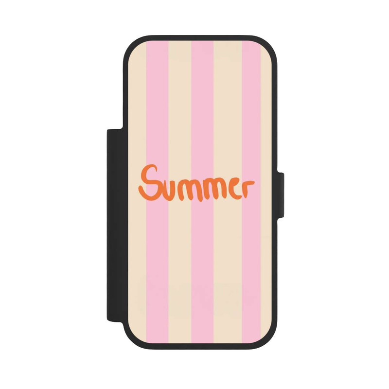 iPhone 17 Pro NIVOflip Summer Pink And Orange Stripes