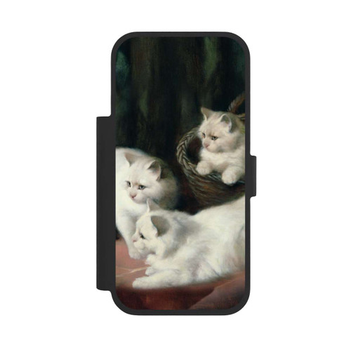 Apple iPhone 17 Pro NIVOflip Three White Angora Kittens