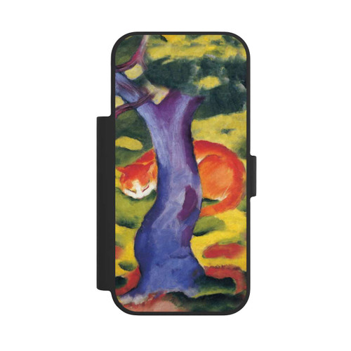 Apple iPhone 17 Pro NIVOflip Katze hinter Einem Baum von Franz Marc