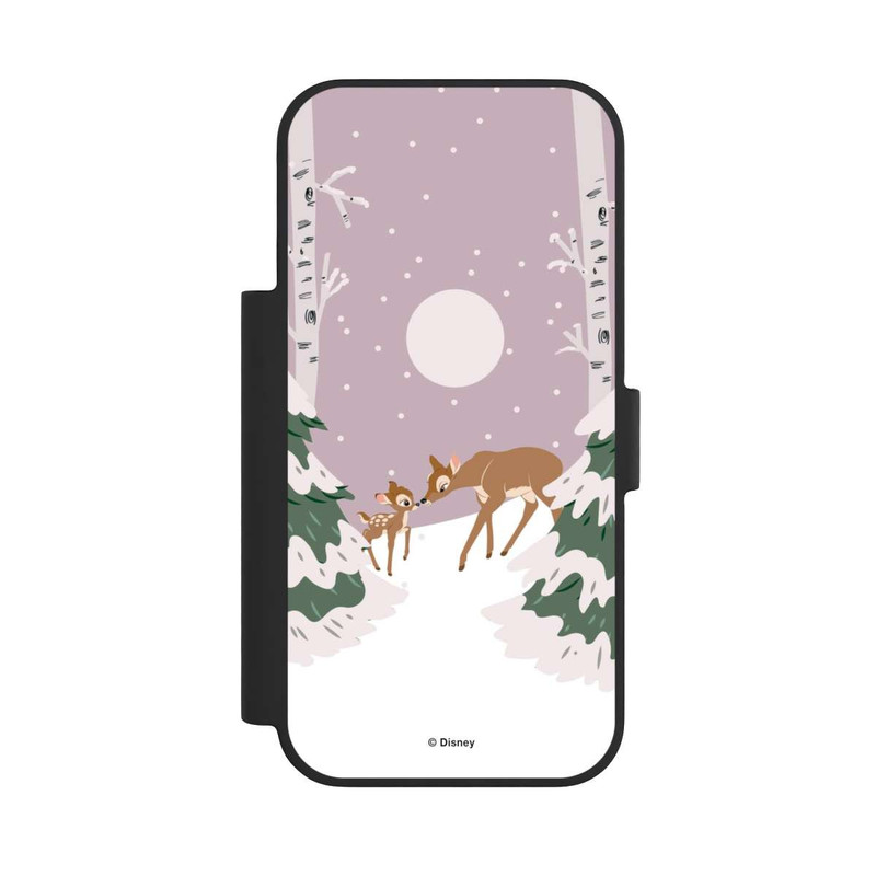 iPhone 17 Pro NIVOflip Bambi und Mutter Winterliebe