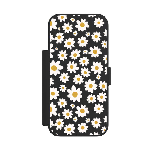 Apple iPhone 17 Pro NIVOflip Daisy Flower Seamless Pattern Transparent