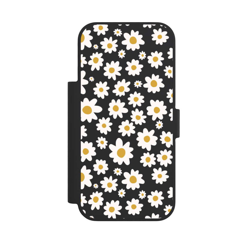 iPhone 17 Pro NIVOflip Daisy Flower Seamless Pattern Transparent