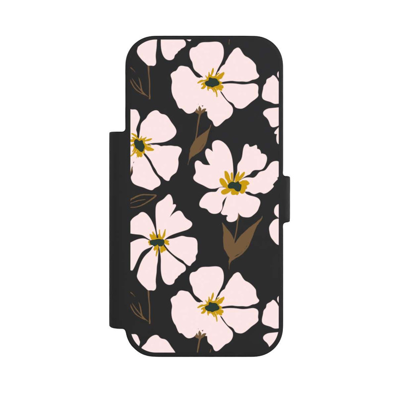 iPhone 17 Pro NIVOflip Simple Pastell Flowers Rose Transparent