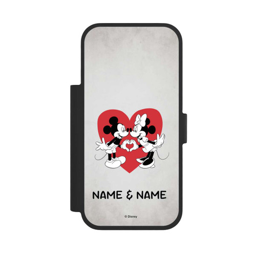 Apple iPhone 17 Pro NIVOflip Minnie und Micky Personalisierbar