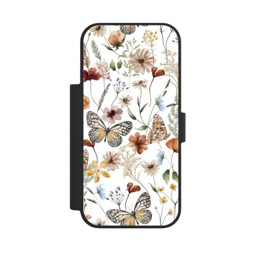 Apple iPhone 17 Pro NIVOflip Wildflowers and Butterflies Pattern