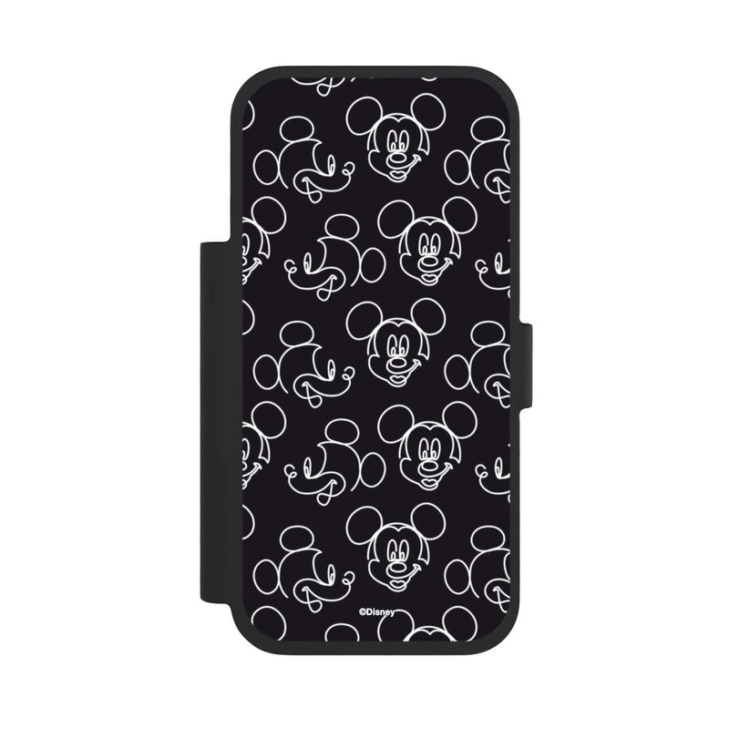 iPhone 17 Pro NIVOflip Disney Mickey Faces Black Line Art Pattern