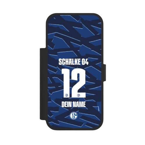 Apple iPhone 17 Pro NIVOflip Schalke 04 Trikot Personalisierbar 25-26