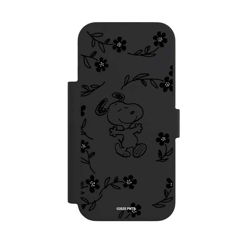 iPhone 17 Pro NIVOflip Snoopy und Flowers Transparent