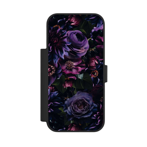 Apple iPhone 17 Pro NIVOflip Dunkle Lila Blüten 