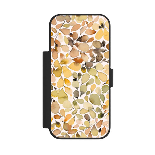 Apple iPhone 17 Pro NIVOflip Eukalyptus Aquarellblätter Braun Herbst