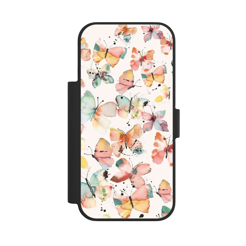 iPhone 17 Pro NIVOflip Butterflies Watercolor Pattern