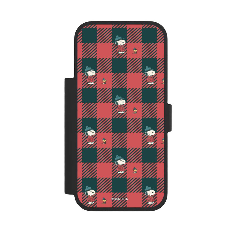 iPhone 17 Pro NIVOflip Peanuts Rot Schottenmuster