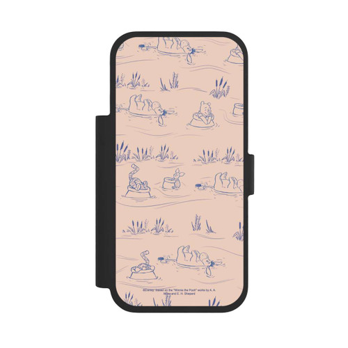Apple iPhone 17 Pro NIVOflip Winnie the Pooh Retro Pattern Bridges Pink