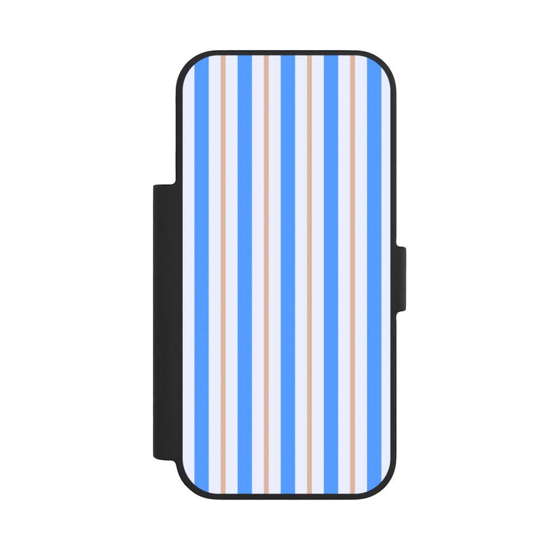 iPhone 17 Pro NIVOflip Streifen Blau Beige