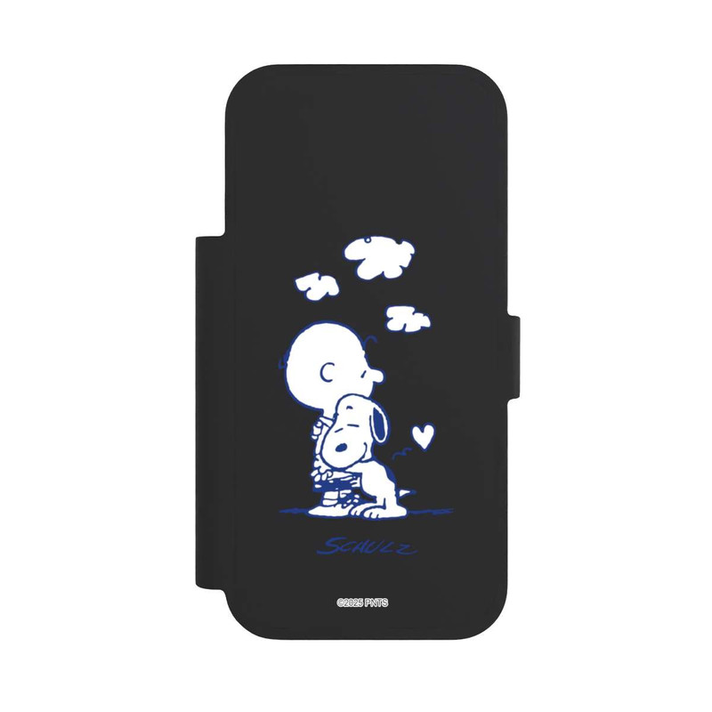 iPhone 17 Pro NIVOflip Peanuts Charlie Brown Snoopy Hug Transparent