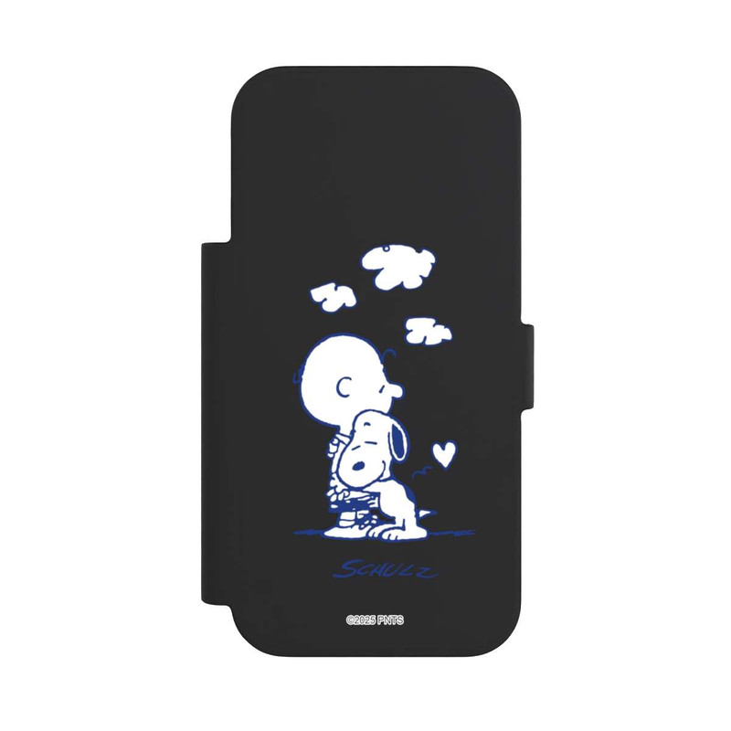 iPhone 17 Pro NIVOflip Peanuts Charlie Brown Snoopy Hug Transparent