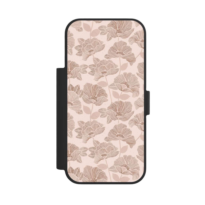 iPhone 17 Pro NIVOflip Brown Floral Block