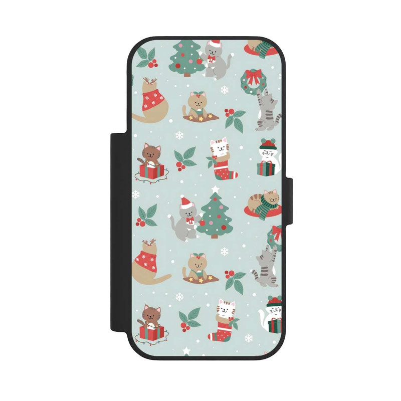 iPhone 17 Pro NIVOflip Chats Festifs dans un Payage d'Hivernal
