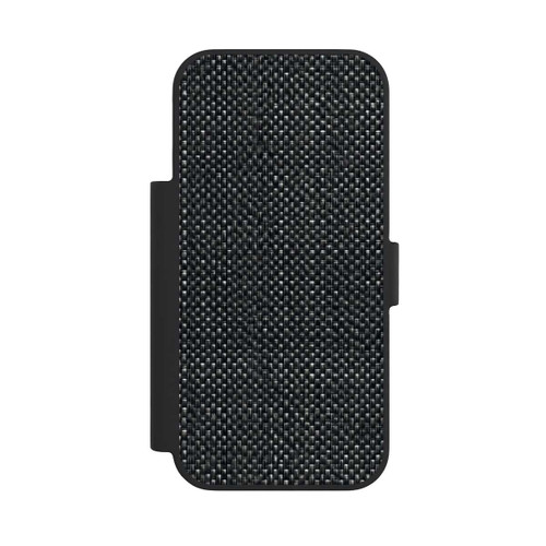 Apple iPhone 17 Pro NIVOflip Abstrakter schwarzer Stoff