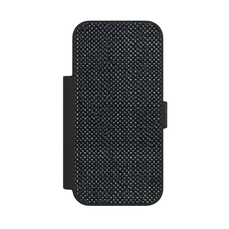 iPhone 17 Pro NIVOflip Abstrakter schwarzer Stoff
