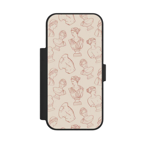 Apple iPhone 17 Pro NIVOflip Greek Deco Busts Brown