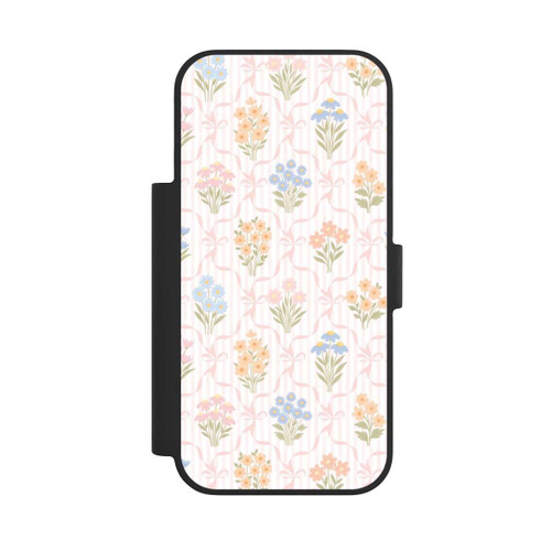 Apple iPhone 17 Pro NIVOflip Vintage Frühlingsblumenstrauß im Cottagecore Stil