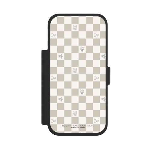 Apple iPhone 17 Pro NIVOflip Winnie the Pooh Checked Pattern Beige