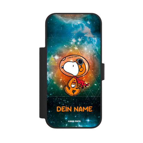 Apple iPhone 17 Pro NIVOflip Snoopy Space Traveller Personalisierbar