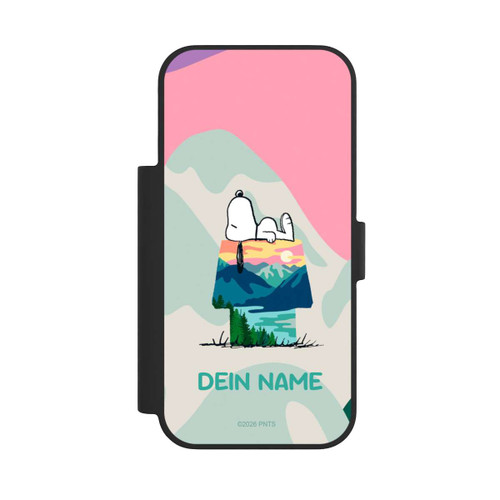 Apple iPhone 17 Pro NIVOflip Snoopy Outdoor Personalisierbar