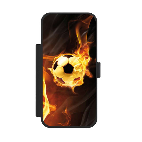 Apple iPhone 17 Pro Max NIVOflip Fußball in Flammen