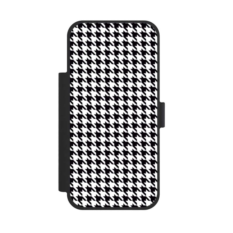 iPhone 17 Pro Max NIVOflip Hahnentritt Schwarz Weiß