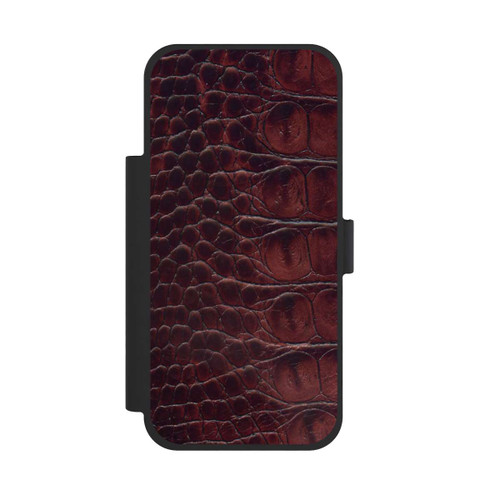 Apple iPhone 17 Pro Max NIVOflip Cuir de Crocodile