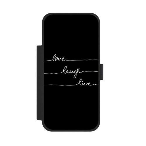 Apple iPhone 17 Pro Max NIVOflip Love Laugh Live weiß/schwarz