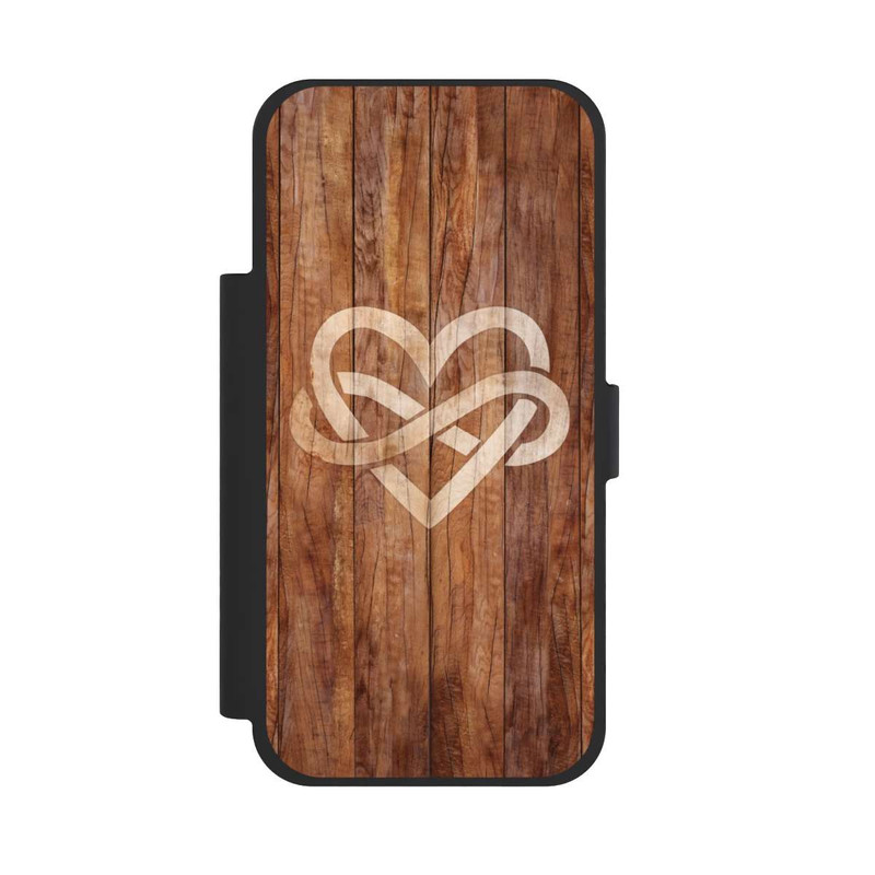 iPhone 17 Pro Max NIVOflip Heart wood