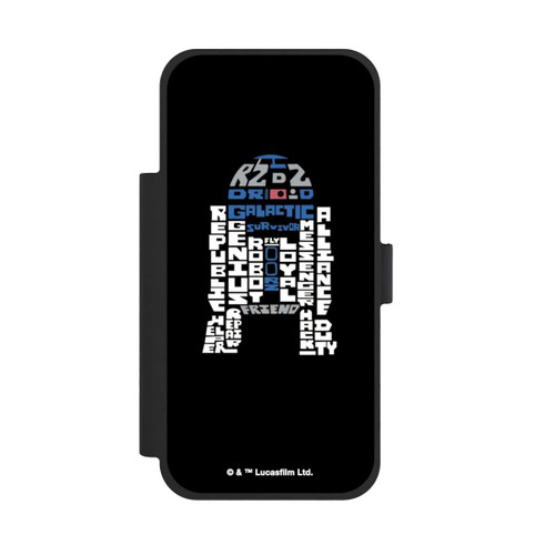 Apple iPhone 17 Pro Max NIVOflip R2-D2 Typo Grafisch