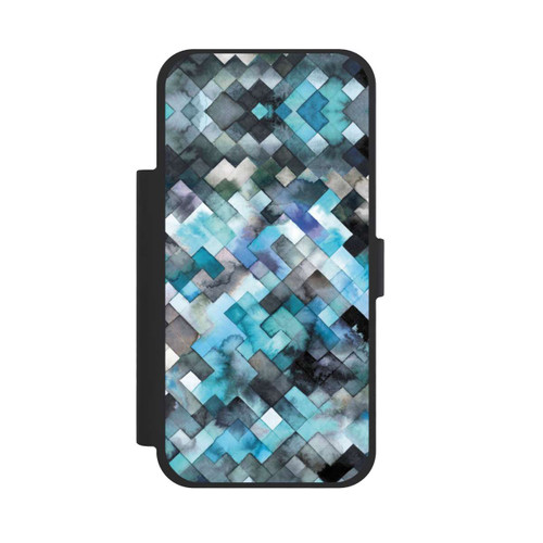 Apple iPhone 17 Pro Max NIVOflip Moody Geometry Blue