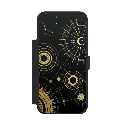 Apple iPhone 17 Pro Max NIVOflip Black and Gold Look Abstract