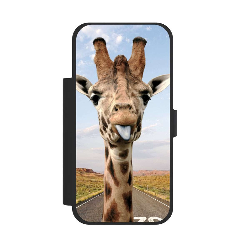 iPhone 17 Pro Max NIVOflip Giraffe auf der Straße